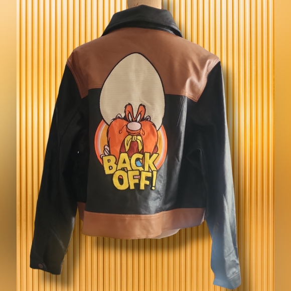 Unique Vintage X Looney Tunes Yosemite Sam Trucker Jacket. Size 3X. NWOT - Picture 10 of 13